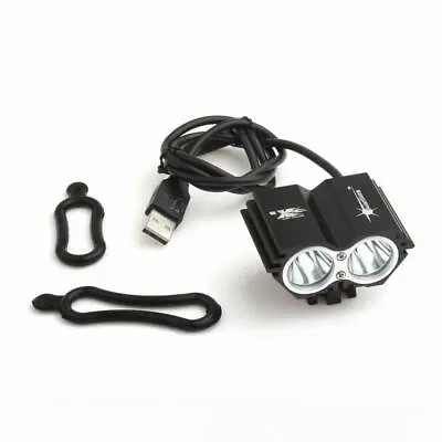 USB Powered Bicycle LED Headlamp Waterproof 4 Modes Cycling Front Headlight • $12.69