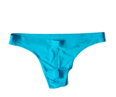 ZONBAILON Men's Underwear Sexy Ice Silk Seamless Soft Breathable Low Waist Thong • $10.01
