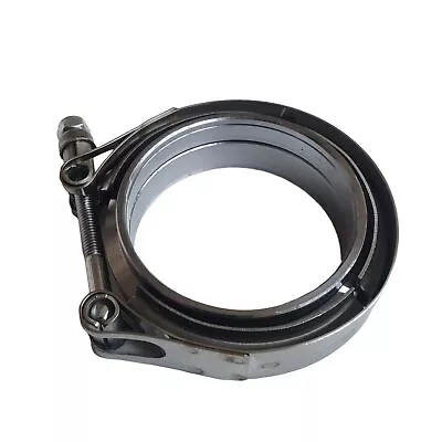 Universal 76mm 3  Inch Stainless Steel V-Band Turbo Downpipe Exhaust Clamp Vband • $17.96