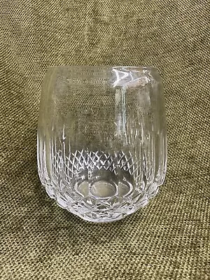 Waterford Diamond Cut Pattern 7” Tall-Wide Mouth Elegant Crystal  Vase • $50