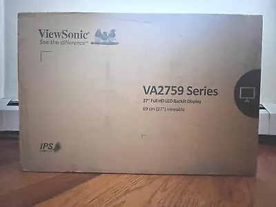 ViewSonic VA2759-SMH 27  IPS/1080p/HDMI/Frameless/LED/Monitor • $109.99