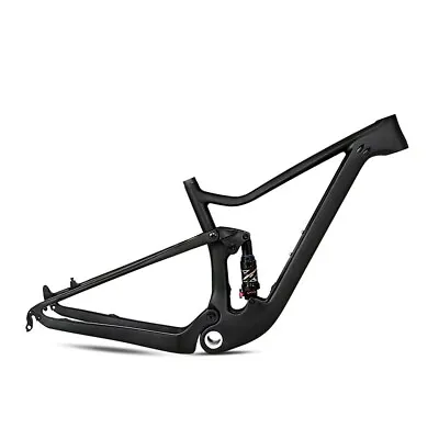 Carbon Fiber Mountain Bike Full Suspension Frame Thru Axle 12*148mm Bike Frame  • $1076.88