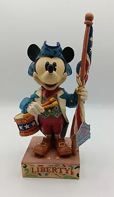 Jim Shore Disney Mickey Mouse The Ultimate Patriot Liberty Figurine 4004151 • $28