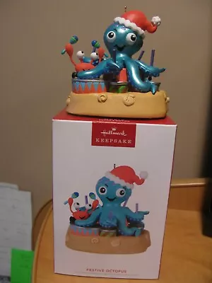 Hallmark 2022 Festive Octopus Magic Sound And Motion • $15.75