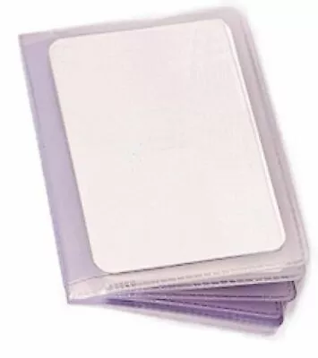 £3.25 • Buy Plastic Credit Card Inserts 6 Sleeves Portrait Style