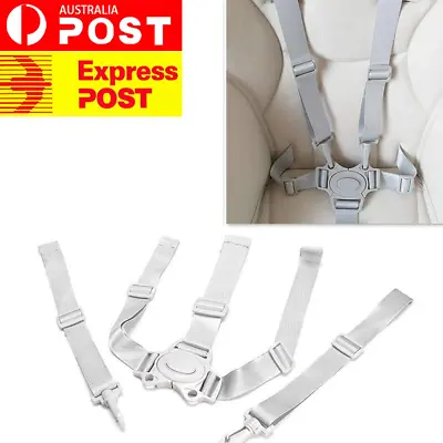 $14.89 • Buy 5 Point Car Baby Universal Harness High Chair Pram Baby Safe Strap Safe Belt