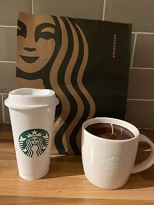 Starbucks Coffee Tall Cup /  Mug Candle New • £10