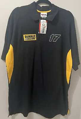 Chase Authentics Matt Kenseth # 17 Dewalt Mens Nascar Polo Shirt Navy Size L • $9