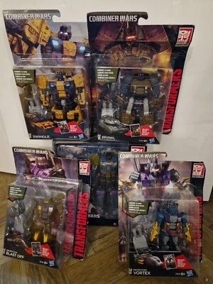 £300 • Buy Transformers Combiner Wars Swindle Blast Off Brawl Vortex And Onslaught Bruticus