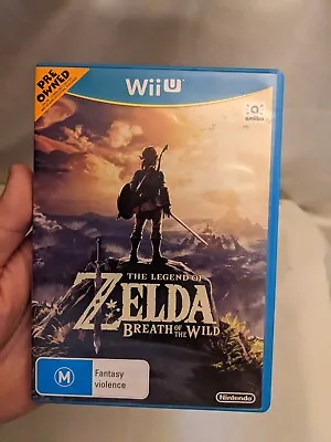 $75 • Buy The Legend Of Zelda Breath Of The Wild Nintendo Wii U Free Post M