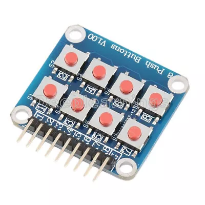 Matrix 8 Keypad Keyboard Board Module 8 Button Tactile Switch For Arduino • $0.99