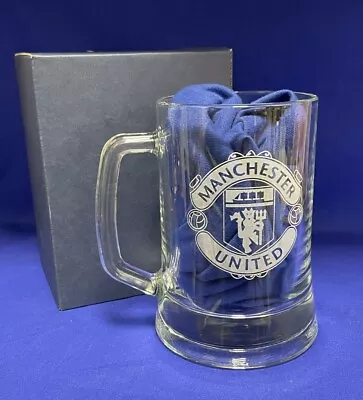 The Manchester United Glass Tankard • £23.99