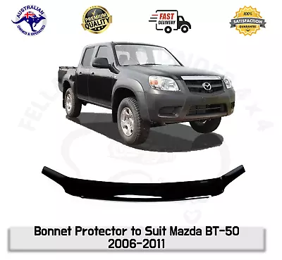 Bonnet Protector Hood Guard Bug Deflector To Suit Mazda BT-50 BT50 2006-2011 • $84.62