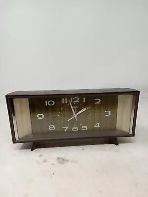 Coral Mantle Alarm Clock 60s/70s Mechanical Wind-Up Retro Vintage  • £49.99