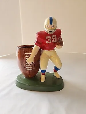 Sears Roebuck 1975 Pencil Sharpener 7  Football Player Ceramic Figure VINTAGE  • $16.99