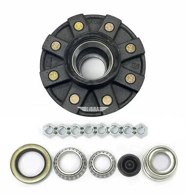 LIBRA Trailer 8 Lug Idler Hub Kit 8 On 6.5 8x6.5 For 7000 Lbs Axle - 22020 • $67.99