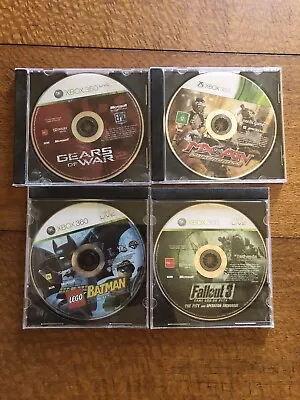 XBOX 360 Games Bulk Lot Of 4 Games With No Cases Or Booklets Pal  Free Post. • $18