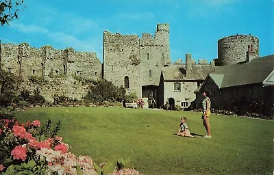 £0.50 • Buy #538 Holiday Souvenir WALES Postcard THE CASTLE MANORBIER Colourmaster 