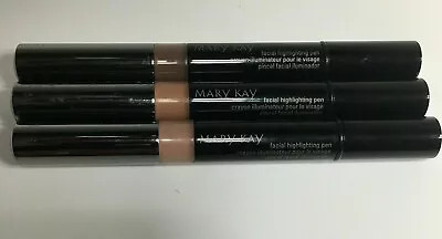 Lot Of 3 X Mary Kay Facial Highlighting Pen Shade 1 Shade 3 Shade 4 • $9.52