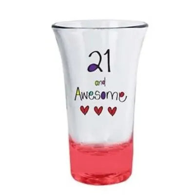 Just Saying Birthday Shot Glass - Gift For  18th To 60th   Birthdays • £15.68