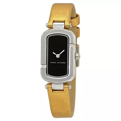 Marc Jacobs MJ1500 Monogram Women's Gold-tone Leather Watch 20mm $200 #152 • $62.30