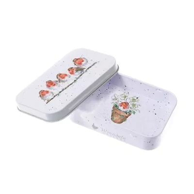 Wrendale Jolly Robin Keepsake Gift Tin With Artwork By Hannah Dale • £4.99