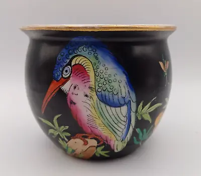 Maling CETEM Ware Kingfisher Bird Small Plant Cache Pot Bowl • £39.99