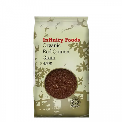 Infinity Foods Organic Red Quinoa Grain 450g • £7.99