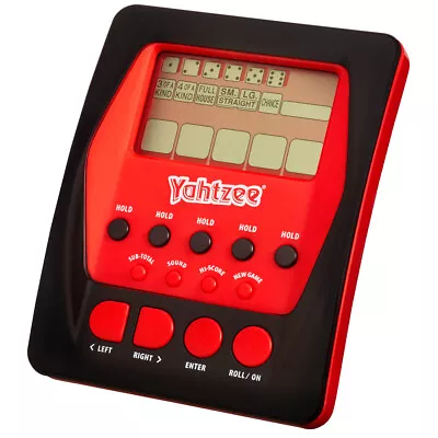 Hasbro Portable Yahtzee Electronic Digital  Dice Handheld Mini Board Game Kids • $23