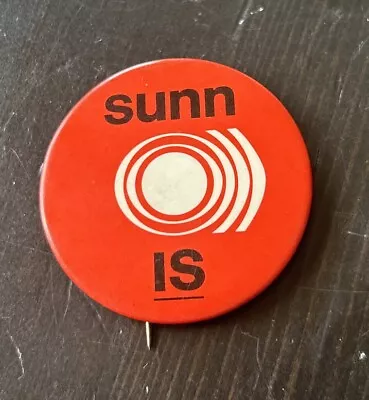 Vintage Sunn O))) Amplifiers Music Promo Pinback Button 2  Amps Doom Metal 70s • $29.99