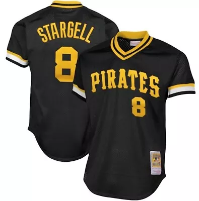 Mitchell & Ness Pittsburgh Pirates #8 Baseball Jersey New Mens Sizes $100 • $59.99