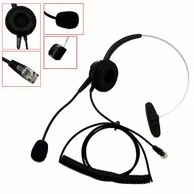 Telephone Headsets For SNOM Technology Spring TalkSwitch Phones Toshiba Ulytel • $13.29