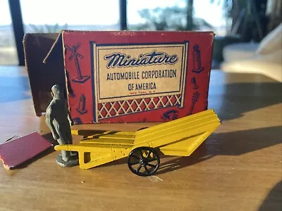 Baggage Platform Cart  Vintage Die-Cast Miniature Automobile Corporation • $69