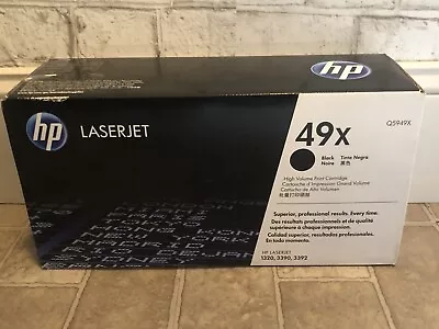 Genuine OEM HP LASERJET Q5949X 49X HIGH YIELD TONER CARTRIDGE  New • $53.98