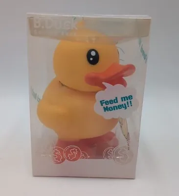 7  Semk B. Duck Saving Coin Piggy Bank Yellow Rubber Ducky New Baby Shower Gift • $19.99