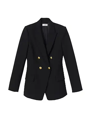 A.L.C. Women's Sedgwick II Jacket Double Breasted Blazer Black Size 14 NEW • $197.99