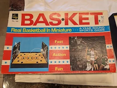 Vintage 1973 Cadaco Basket Table Mini Miniature Basketball Sports Board Game • $7.50