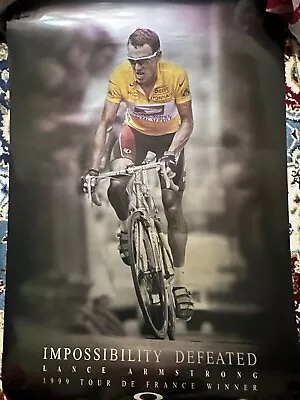 THREE (3) Vintage Rare Tour De France Lance Armstrong Posters Giro Oakley NEW! • $499.99