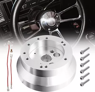 UPADTED 5 & 6 Hole Steering Wheel Short Hub Adapter For Ididit GM Chevy Aluminum • $27.25