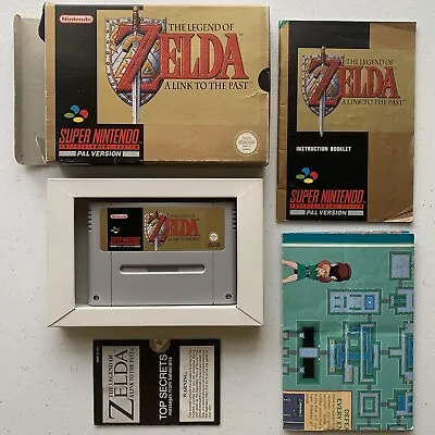 The Legend Of Zelda A Link To The Past - Super Nintendo Snes Complete Map Etc • £134.99