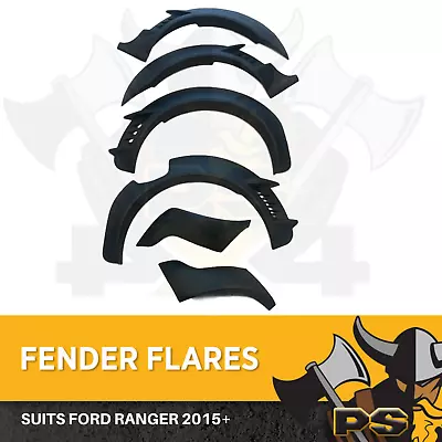 Flares Fit Ford Ranger 2015+ MK2 Fender Flares Black Jungle Matte Black • $329