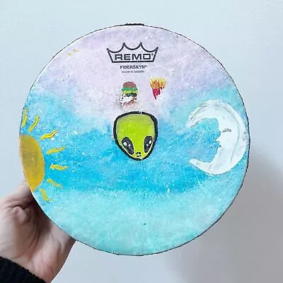 Remo Fiberskyn 8  Drum Head Hand-Painted Alien 8” Diameter • $15