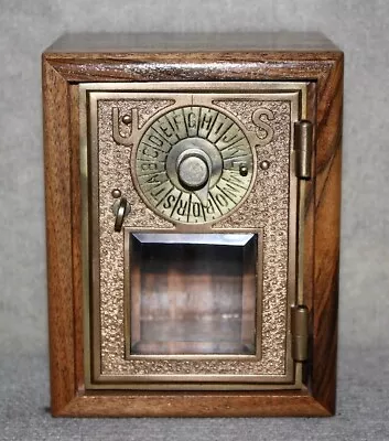 Antique USPS P O Post Office Box Door Bank With Combination • $168