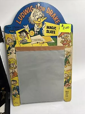 Walt Disney's Ludwig Von Duck Magic Slate With Stylus Nice Vintage Series 4445 • $29.99