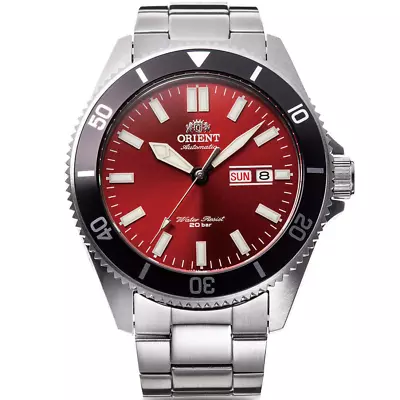 ORIENT SPORTS Mako RN-AA0915R Mechanical Automatic Watch Red Dial 43.6mm • $200.32