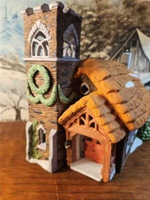 $4.99 • Buy Vintage 1988 Dept 56 Dickens Village Ivy Glen Church Lighted Christmas Building
