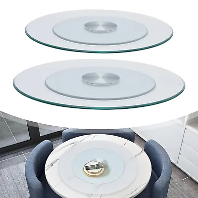 Round Tempered Glass Table Top 60cm/70cm/80cm Clear Glass Turntable • $91