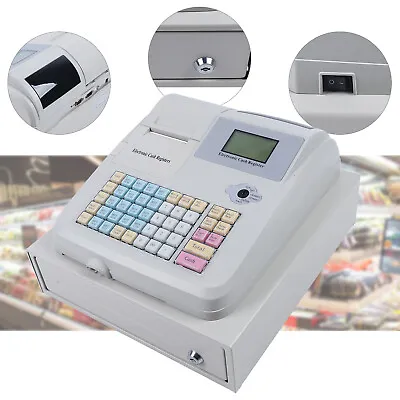 POS Cash Machine 48 Keys Electronic Cash Register Supermarket LED Display NEW US • $172.90