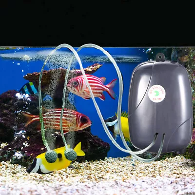 110V Stabe 120 Gal Aquarium Fish Tank Oxygen Air Pump Hydroponics Aerator NEW • $11.10