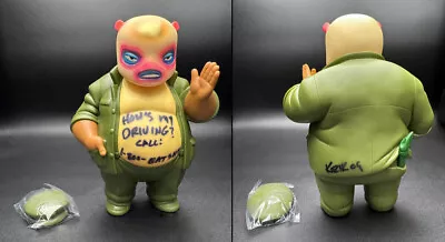 Frank Kozik SIGNED AUTOGRAPHED Muttpop 8  El Panda SUBBER CUSTOM PAINTED LE 30 • $140